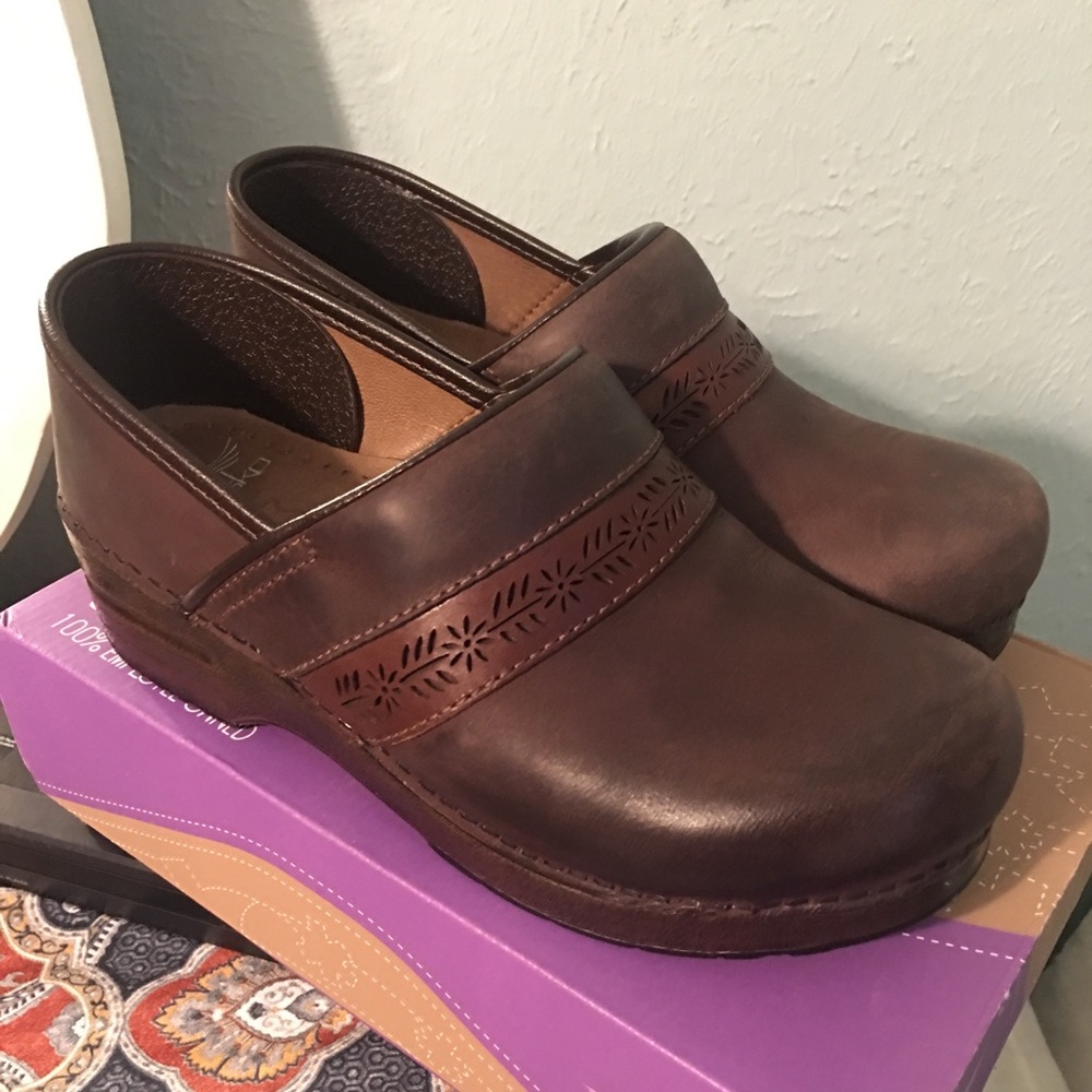 Dansko Brown Clogs